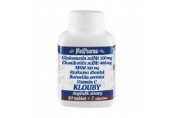 Glukosamin sulfát (chondroitin, MSM, kurkuma) KLOUBY 67tablet